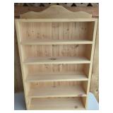 Wall-Mounted Pine Shelf Unit
