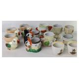 VTG Ceramic Novelty Egg Cups