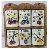 20th century Japanese Ceramic Spice Shakers
