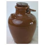Brown Glazed Stoneware Jug
