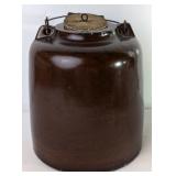 20th-Century Glazed Stoneware Jar