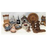 Folk-Art Style Wood Decorative Objects