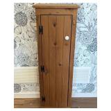 Rustic Pine Single Door Cupboard