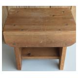 Rustic Wood Step Stool