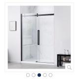 Shower Base and a Sliding Shower Door