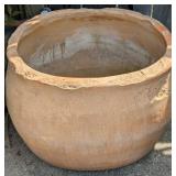 A Large Weathered Terracotta Garden Planter