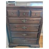 A late 20th-century rustic  pine tallboy