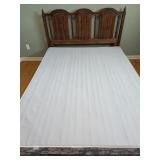QS Oak headboard & Box Spring