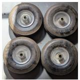 A Group of Pneumatic Utility Wheels