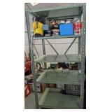 A Four-Tier Industrial Steel Shelving Unit