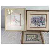 Framed Prints Depicting Market and Coast themes