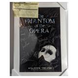 Signed The Phantom of the Opera Poster