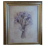 Contemporary Still Life of Irises