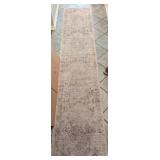 A contemporary runner rug