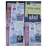 An Assortment of Craft and Lettering Kits