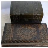 VTG Polish Wood Trinket Boxes