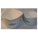 White glass-ceramic measuring & pouring bowls