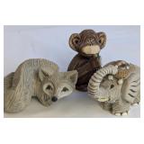Artesania Rinconada Pottery Animals