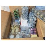 Holiday Ornaments and Decorative Candles
