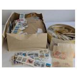CA, UK, WW Used Stamp Collection