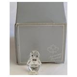 A Faceted Austrian Crystal Penguin Figurine