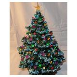 Large VTG Glazed Ceramic Christmas Tree