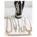 MC Rhinestone Costume Jewelry Pieces