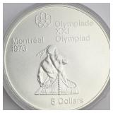 $5 Montreal Olympics Silver Coin