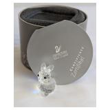 Swarovski Crystal Miniature Rabbit Figurine