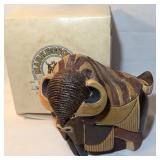 Ernest Koroll Stylized Ceramic Bison Figurine