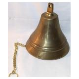 Mid-20th C Cast Brass Tavern Style Bell
