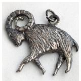 Sterling Aries Charm Pendant