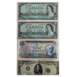 Banknotes - Canada & USA