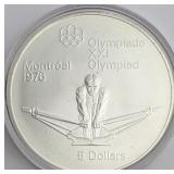 CA 1974 Olympic Silver 5 Dollars KM 91