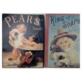 Lithographed Tin Advertising Signs