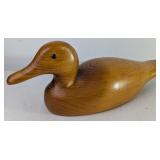 MC Carved Hardwood Duck Decoy