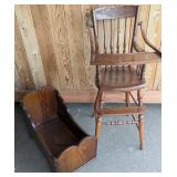 VTG Wooden Child's Furniture