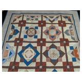 Quilted Cotton Patchwork Lap Quilt