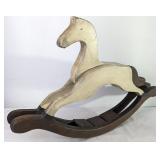 Minimalist Stylized Rocking Horse