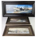 Americana Style Offset Lithographs