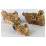 Natural Fiber Duck Figurines