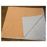 Reversible Wholecloth Machine-Quilted Bedspread