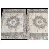 Lone Star Quilted Pillow Shams