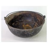 Antique Bottom-Gated Cast Iron Kettle