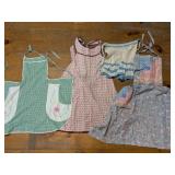 A Collection of Vintage Domestic Aprons