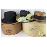 VTG Hats & Associated Hat Boxes