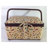 Fabric-Covered Sewing Basket +