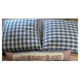 Country Style Gingham & Embroidered Patchwork Pill