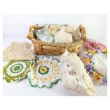 VTG Hand-Crocheted & Lace Textiles