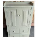 American Country Style Painted Wood Jelly Cupboard